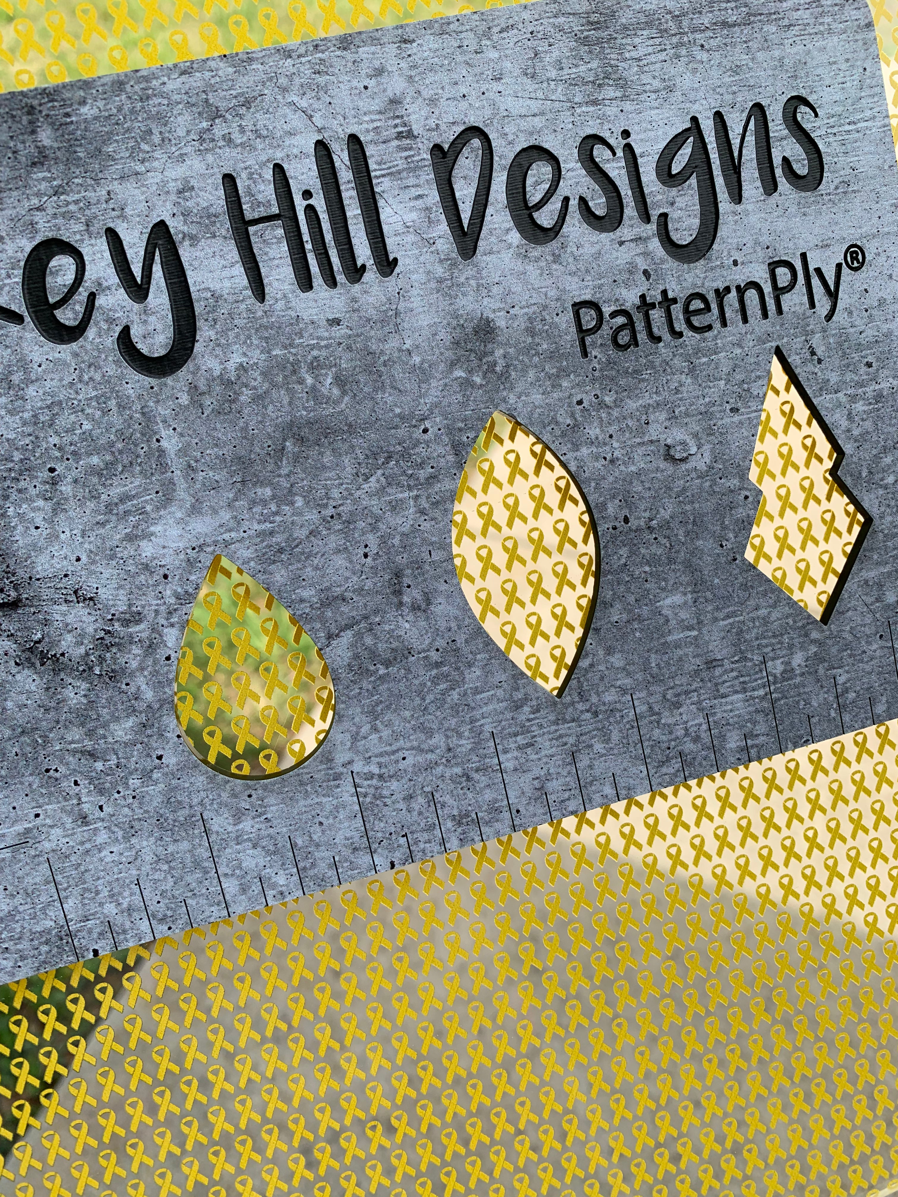 PatternPly® Scattered Mini Yellow Ribbons product photo 2