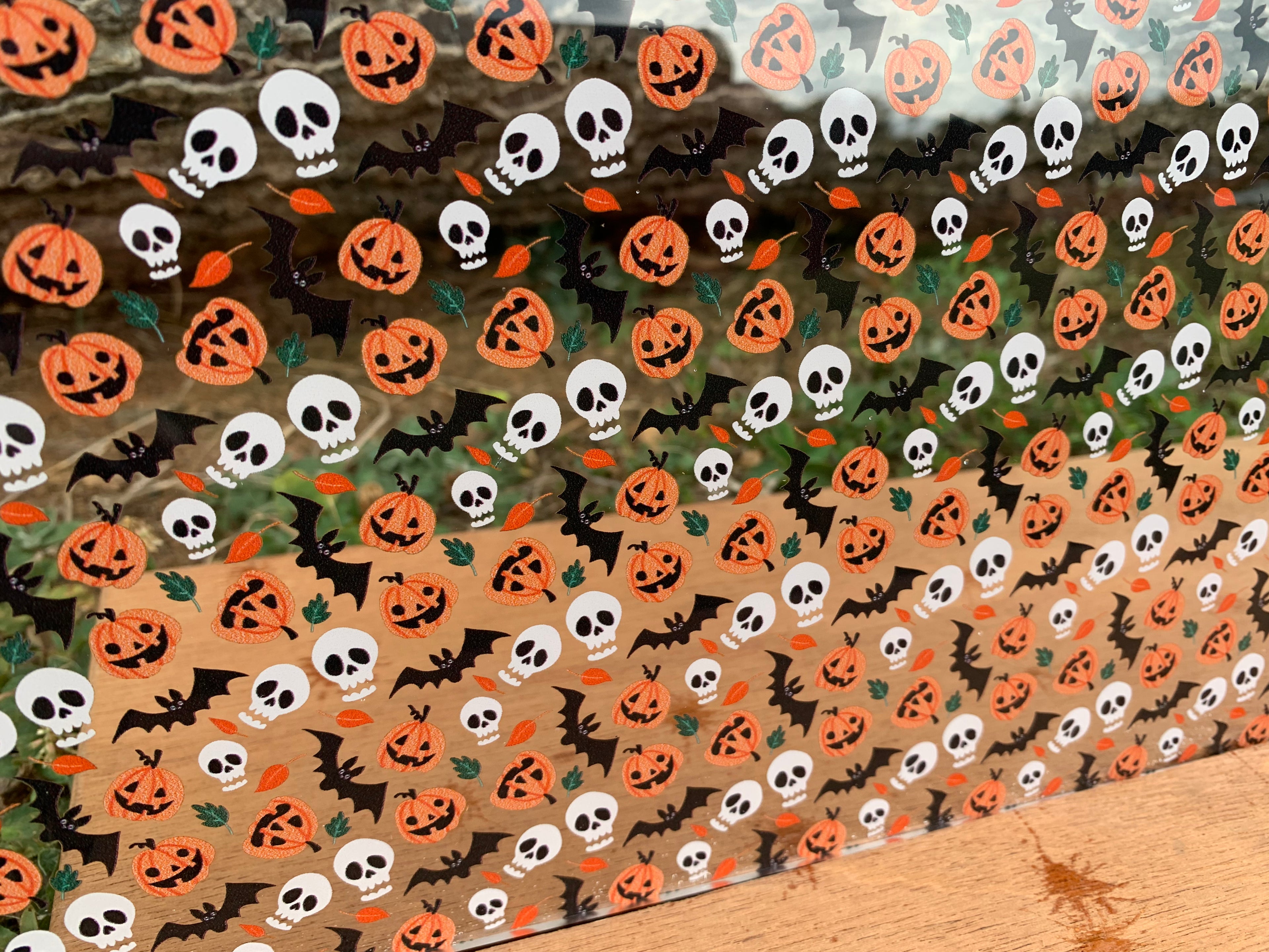 PatternPly® Scattered Bats, Skulls, and Jack o' Lanterns product photo 2