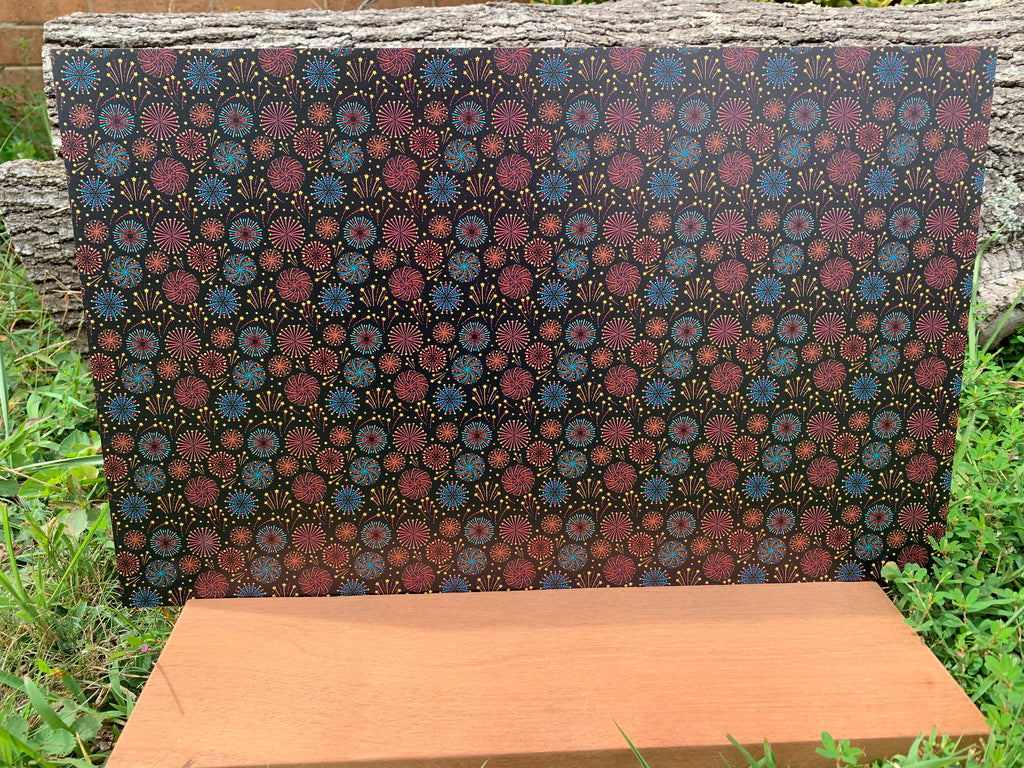 PatternPly® Fireworks sheet showing the pattern