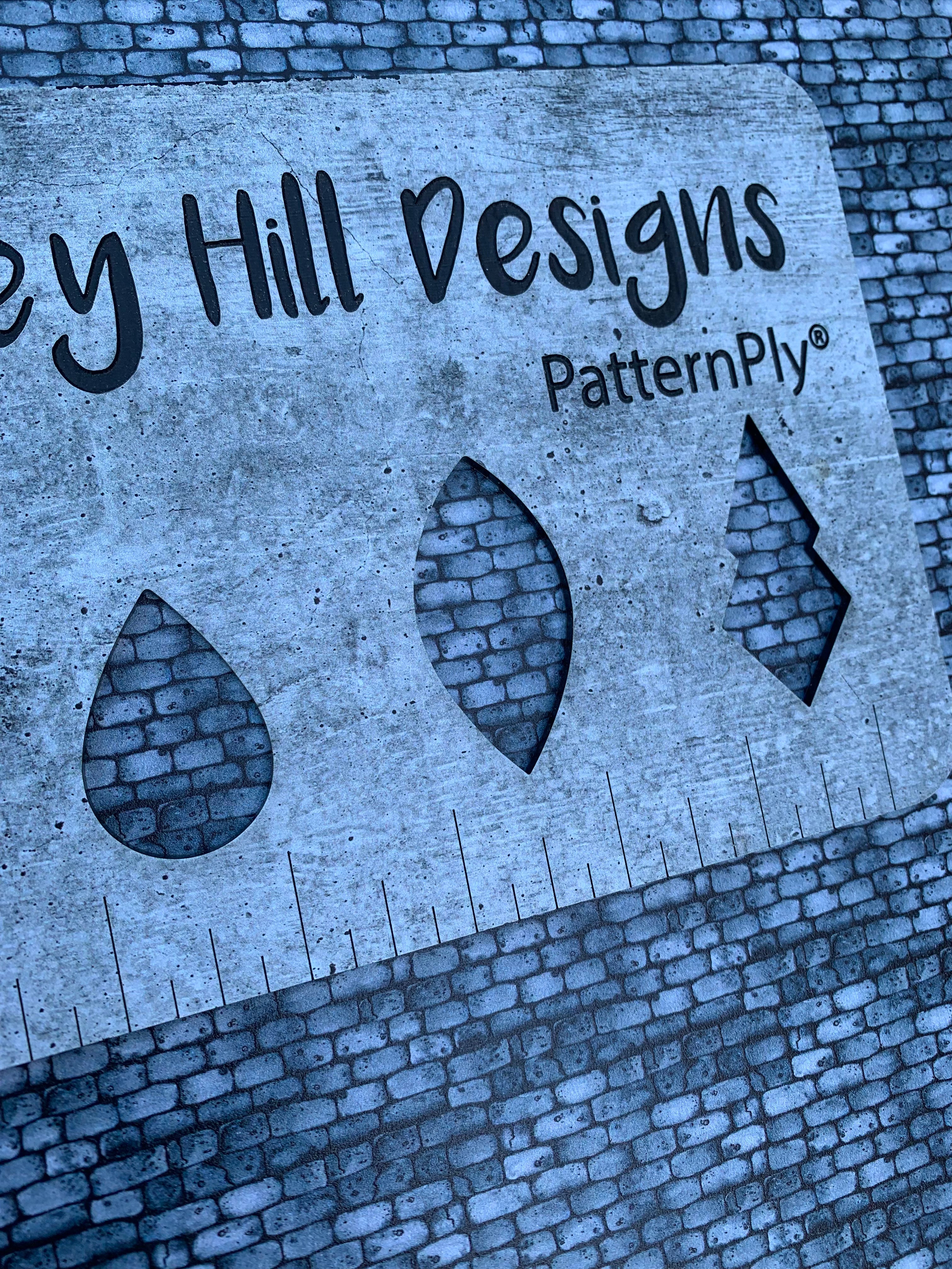 PatternPly® Full Coverage Gray Stone Wall sheet showing the pattern
