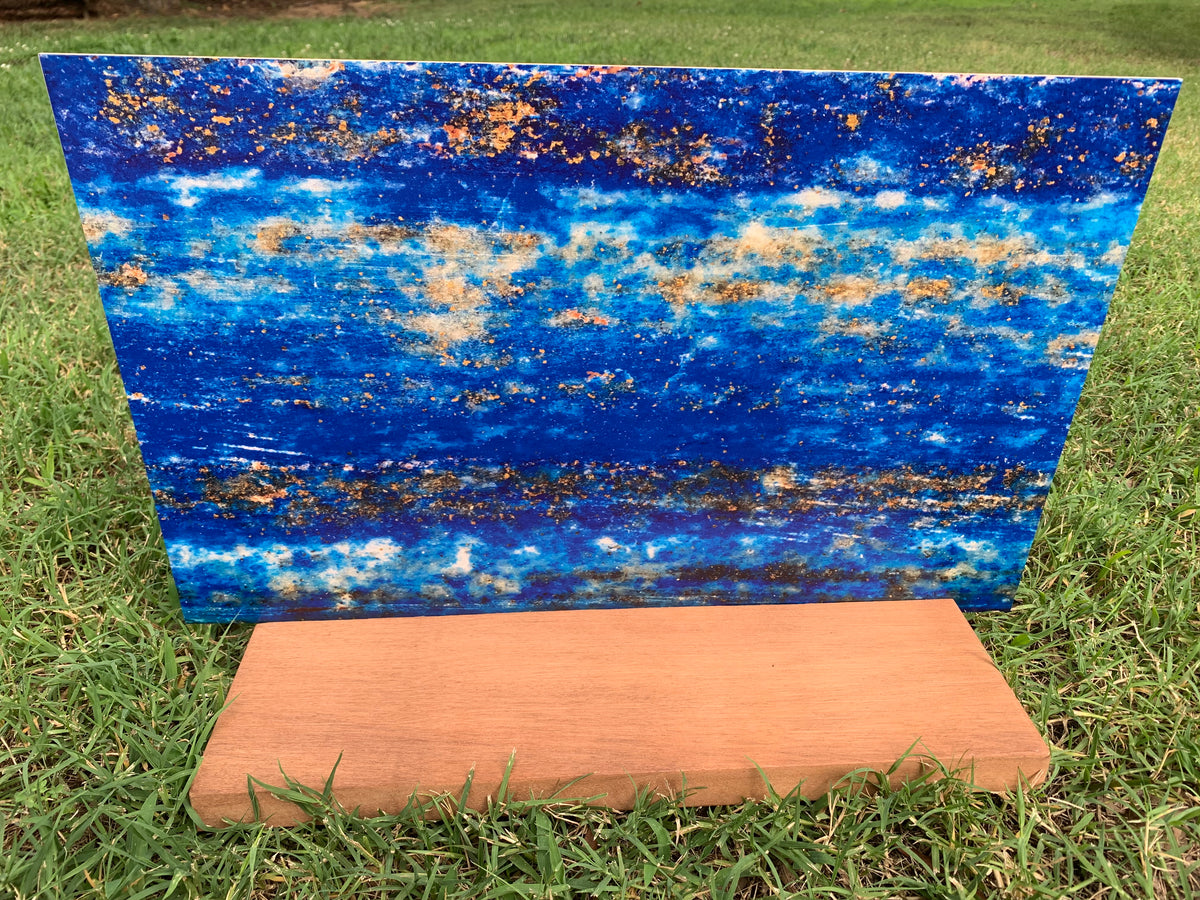 PatternPly® Full Coverage Blue Lapis sheet showing the pattern