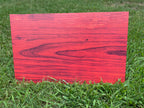 PatternPly® Full Coverage Padauk sheet showing the pattern