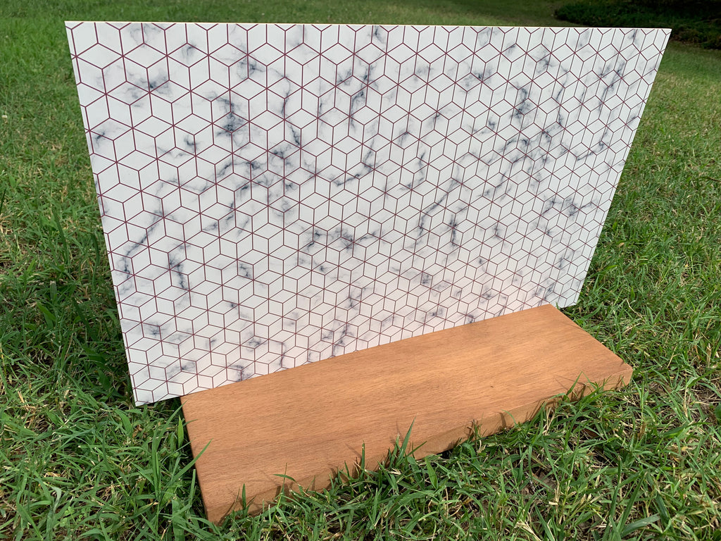 PatternPly® Full Coverage Rose Geometric Marble product photo 3