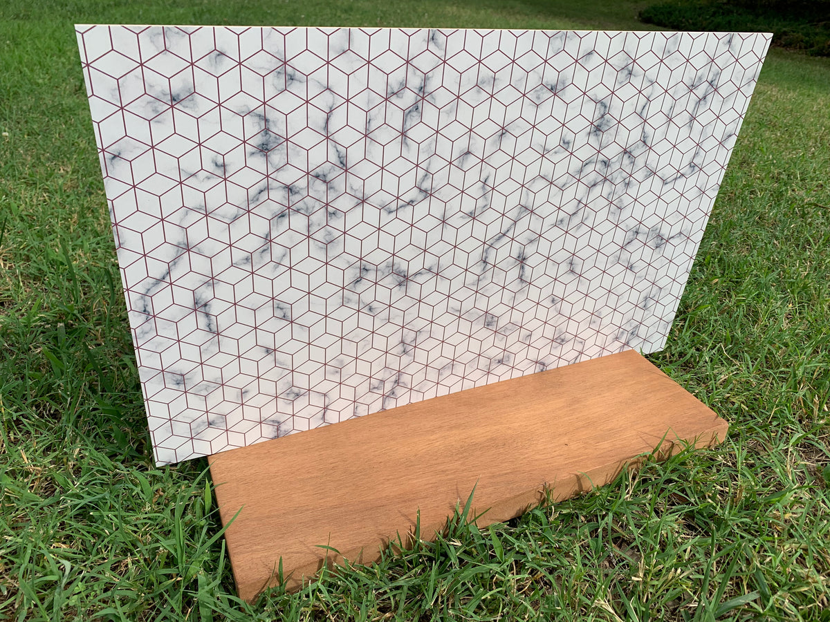 PatternPly® Full Coverage Rose Geometric Marble product photo 3