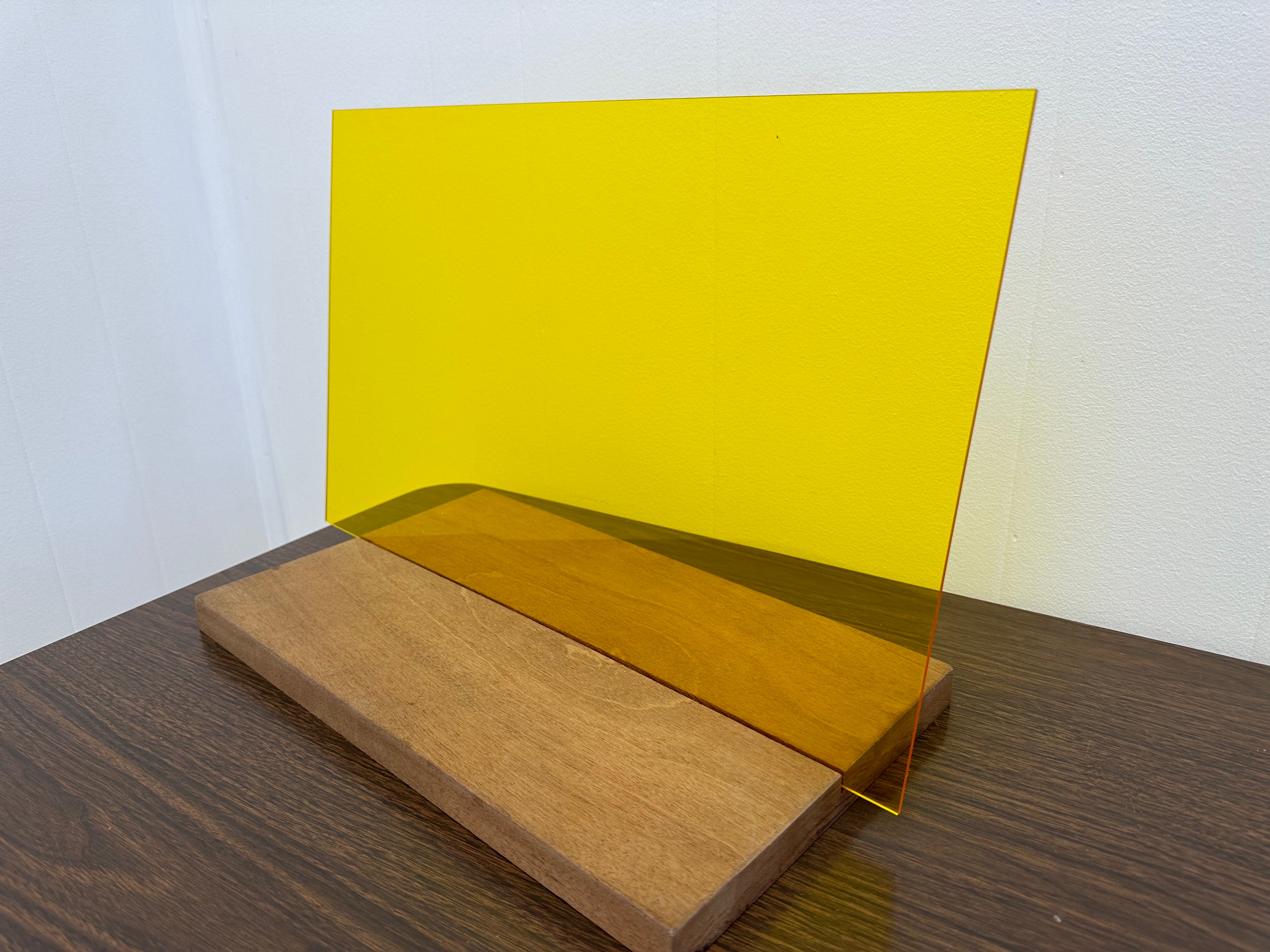 1/8" Translucent Yellow Acrylic (per sheet)