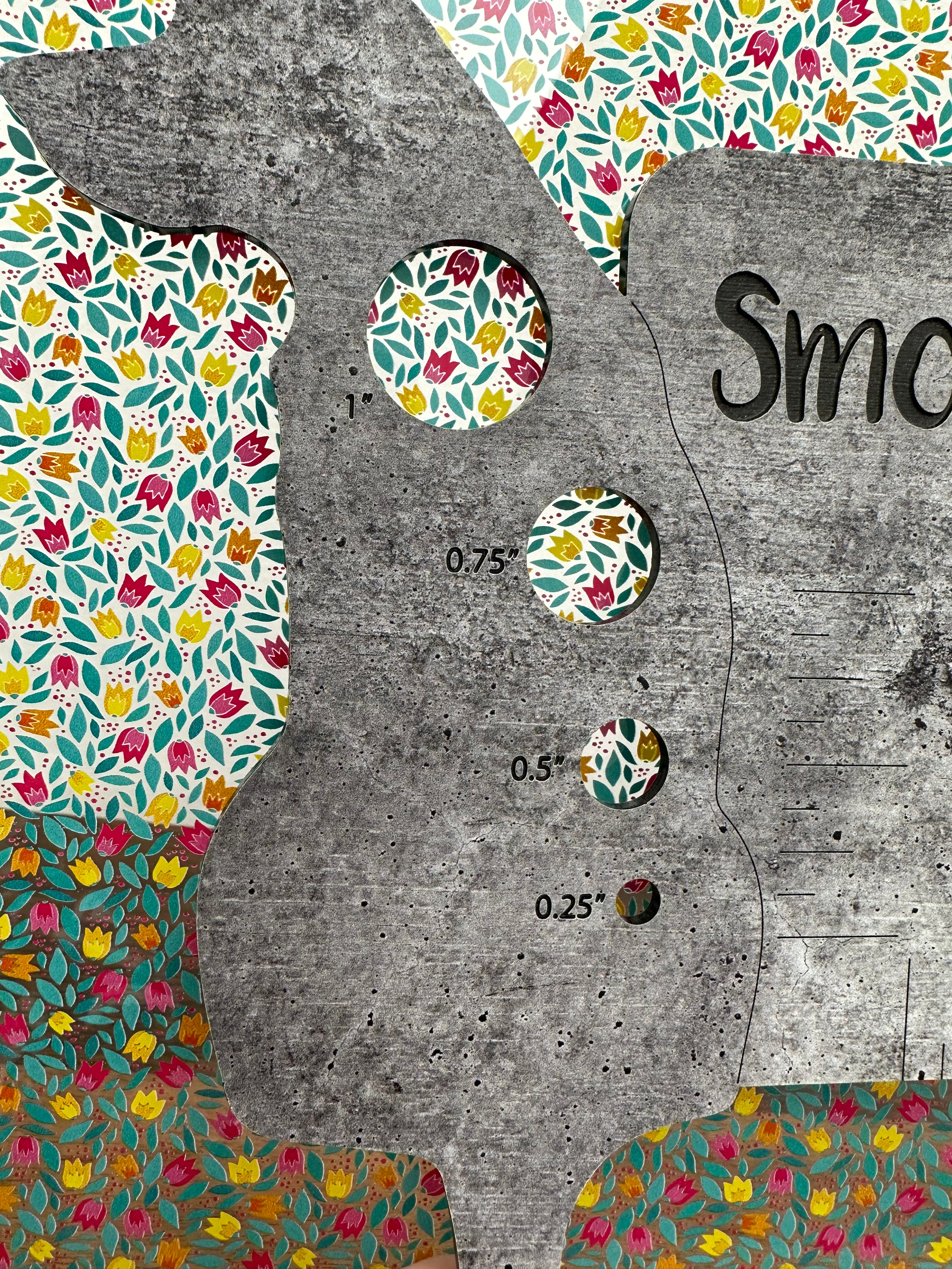 PatternPly® Scattered Pink, Orange, and Yellow Cartoon Tulips product photo 5