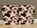 PatternPly® Full Coverage Mini Realistic Cow sheet showing the pattern