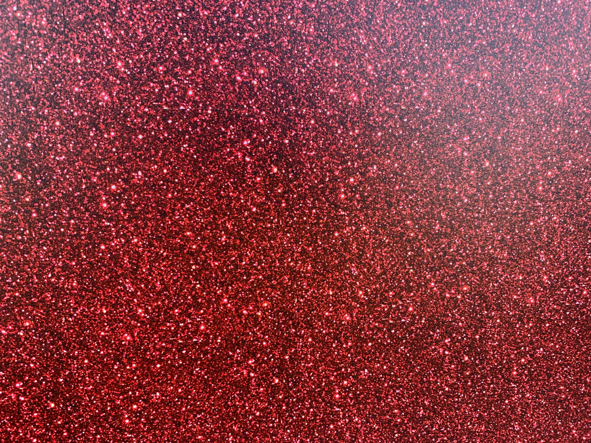 PatternPly® Full Coverage Red Glitter* sheet showing the pattern