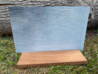PatternPly® Full Coverage Linear Brushed Metal sheet showing the pattern