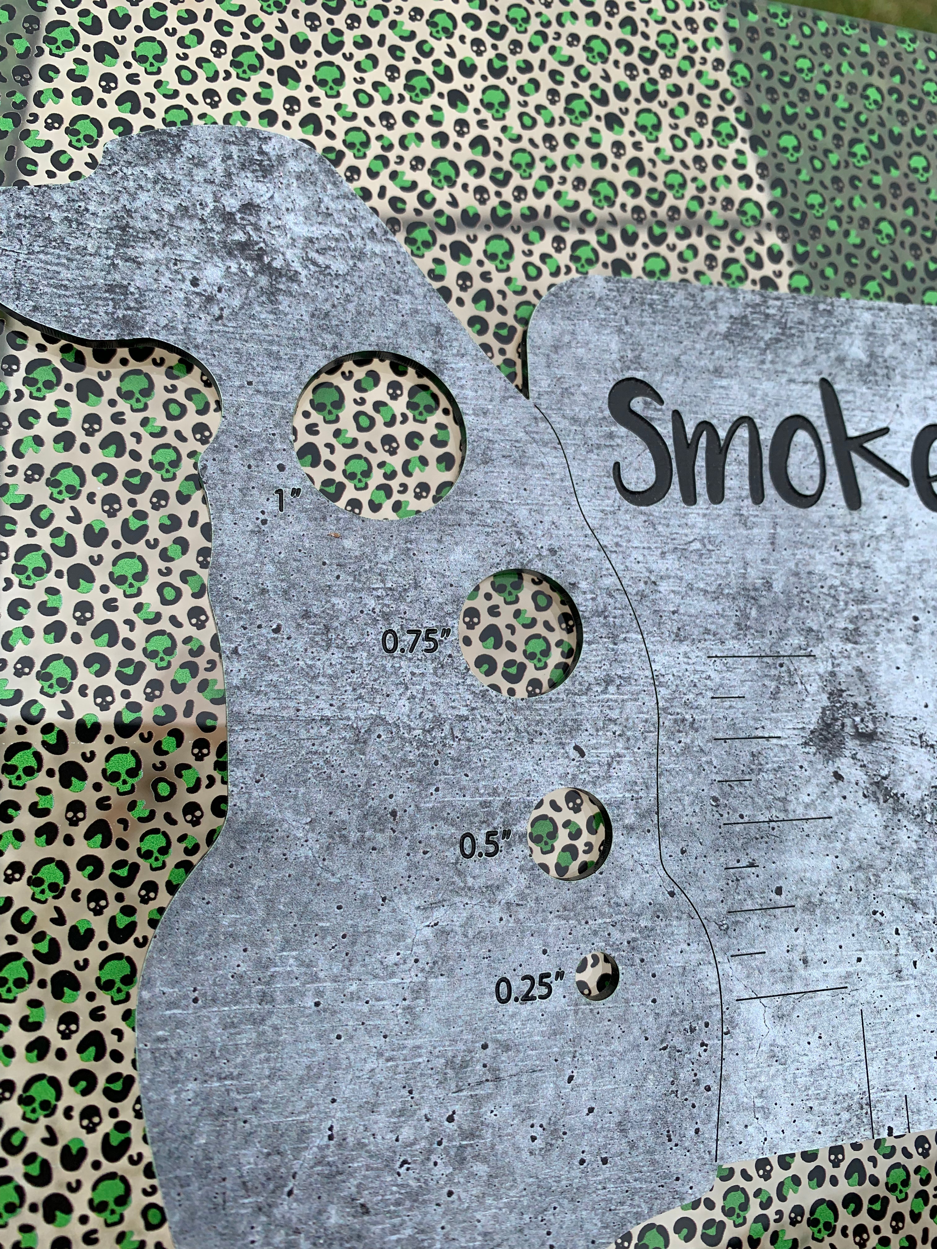 PatternPly® Scattered Green Micro Skull Leopard product photo 2