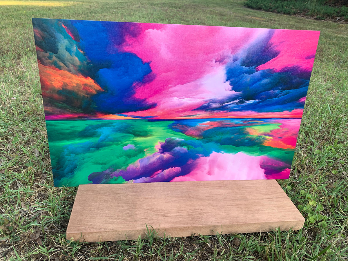 PatternPly® Full Coverage Rainbow Storm 2 sheet showing the pattern