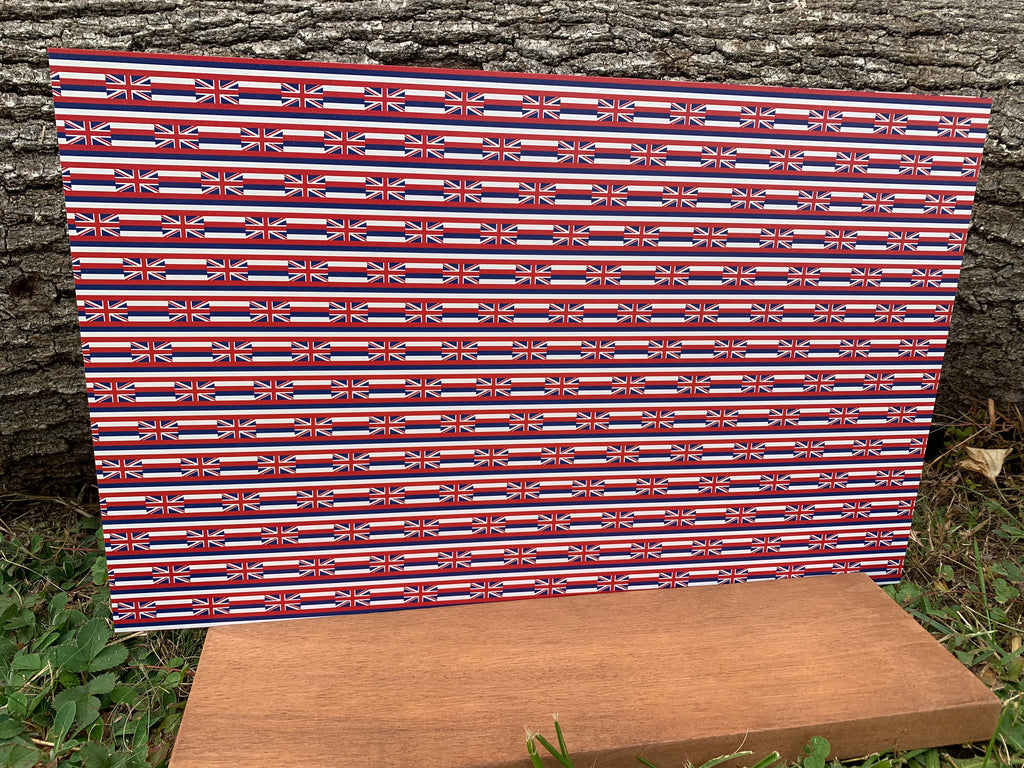 PatternPly® Full Coverage Hawaiian Flag sheet showing the pattern