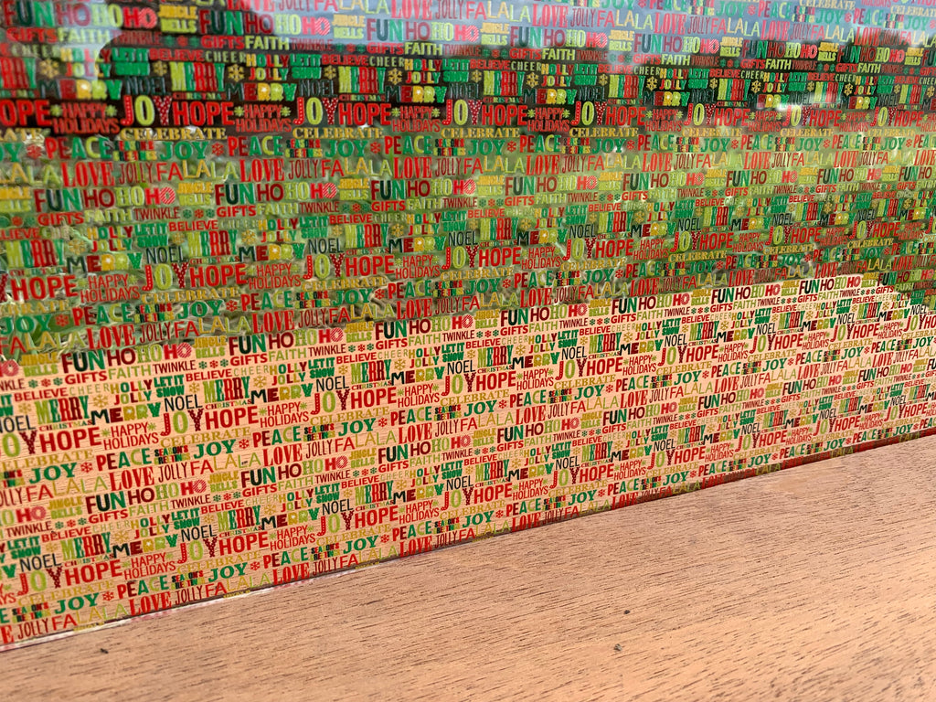 PatternPly® Scattered Christmas Words product photo 2