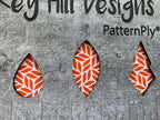 PatternPly® Scattered Leaves WHITE product photo 8
