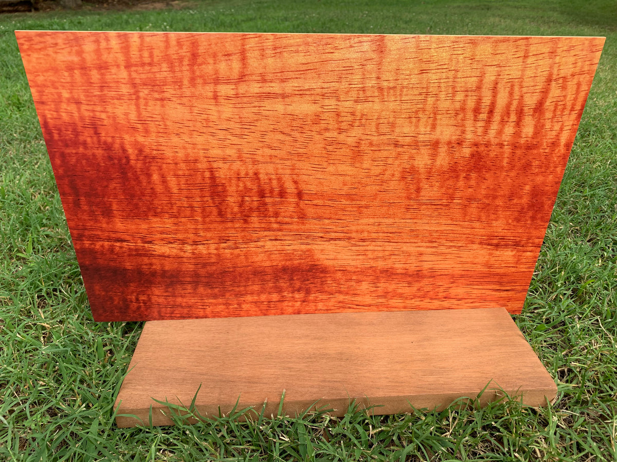 PatternPly® Full Coverage Hawaiian Koa 1 sheet showing the pattern