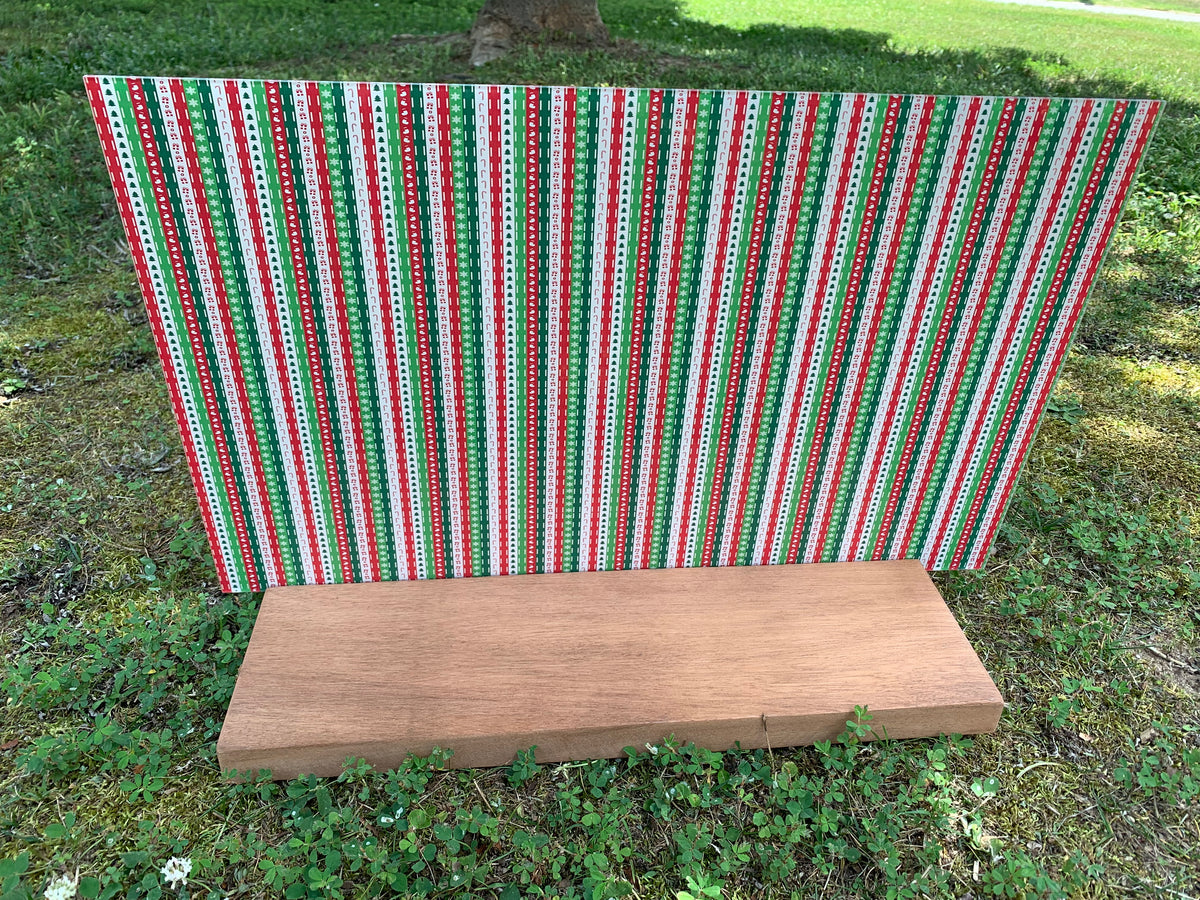 PatternPly® Scattered Christmas Icon Stripes product photo 2