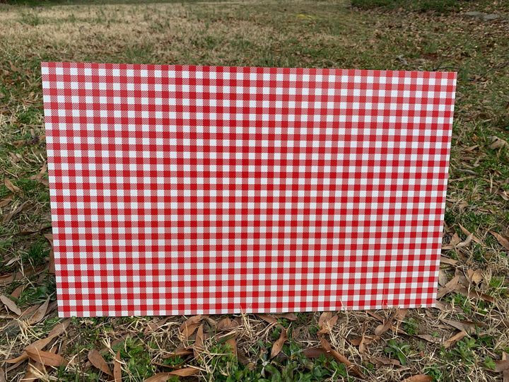 PatternPly® Red Gingham