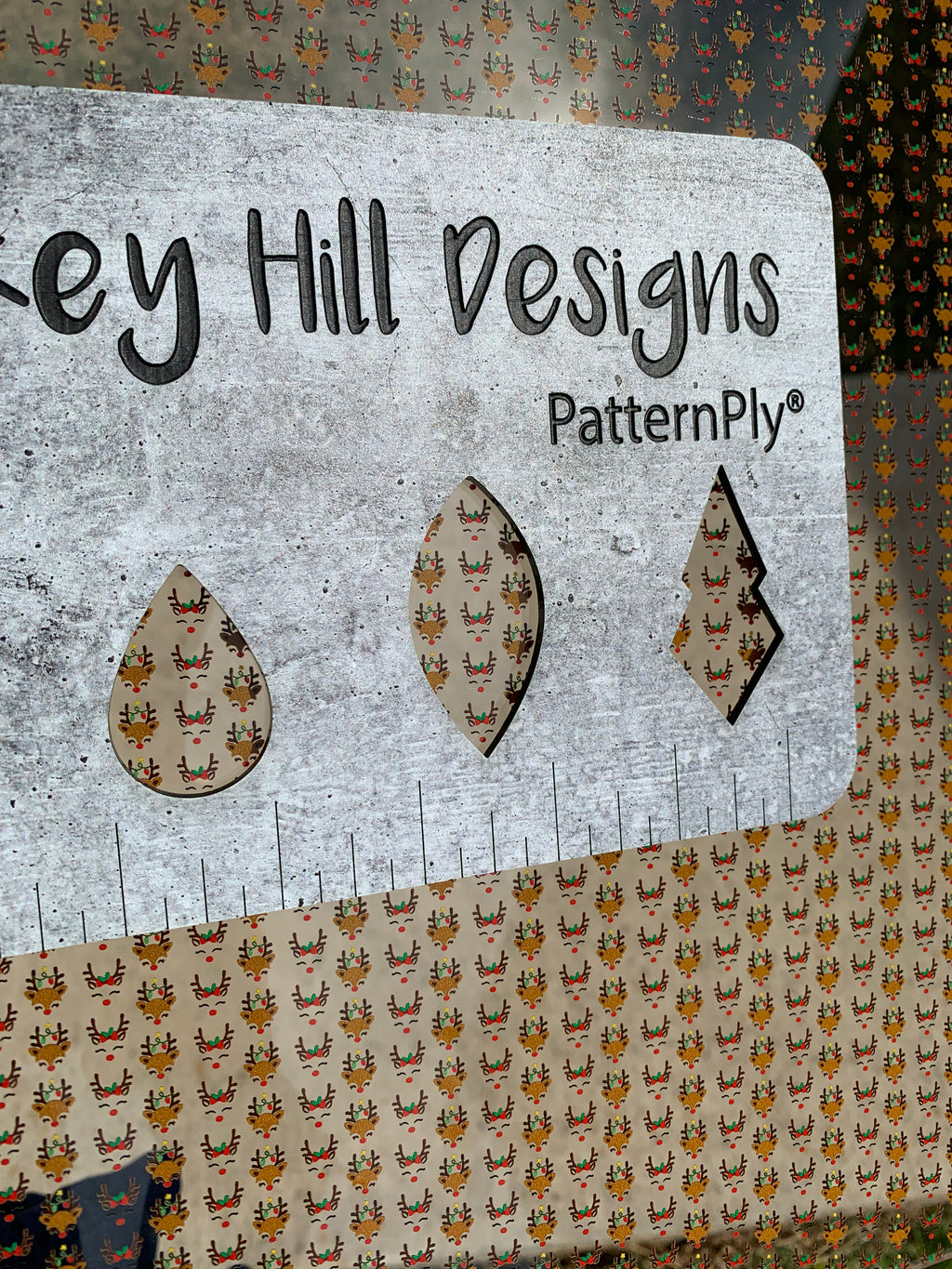 PatternPly® Scattered Reindeer sheet showing the pattern