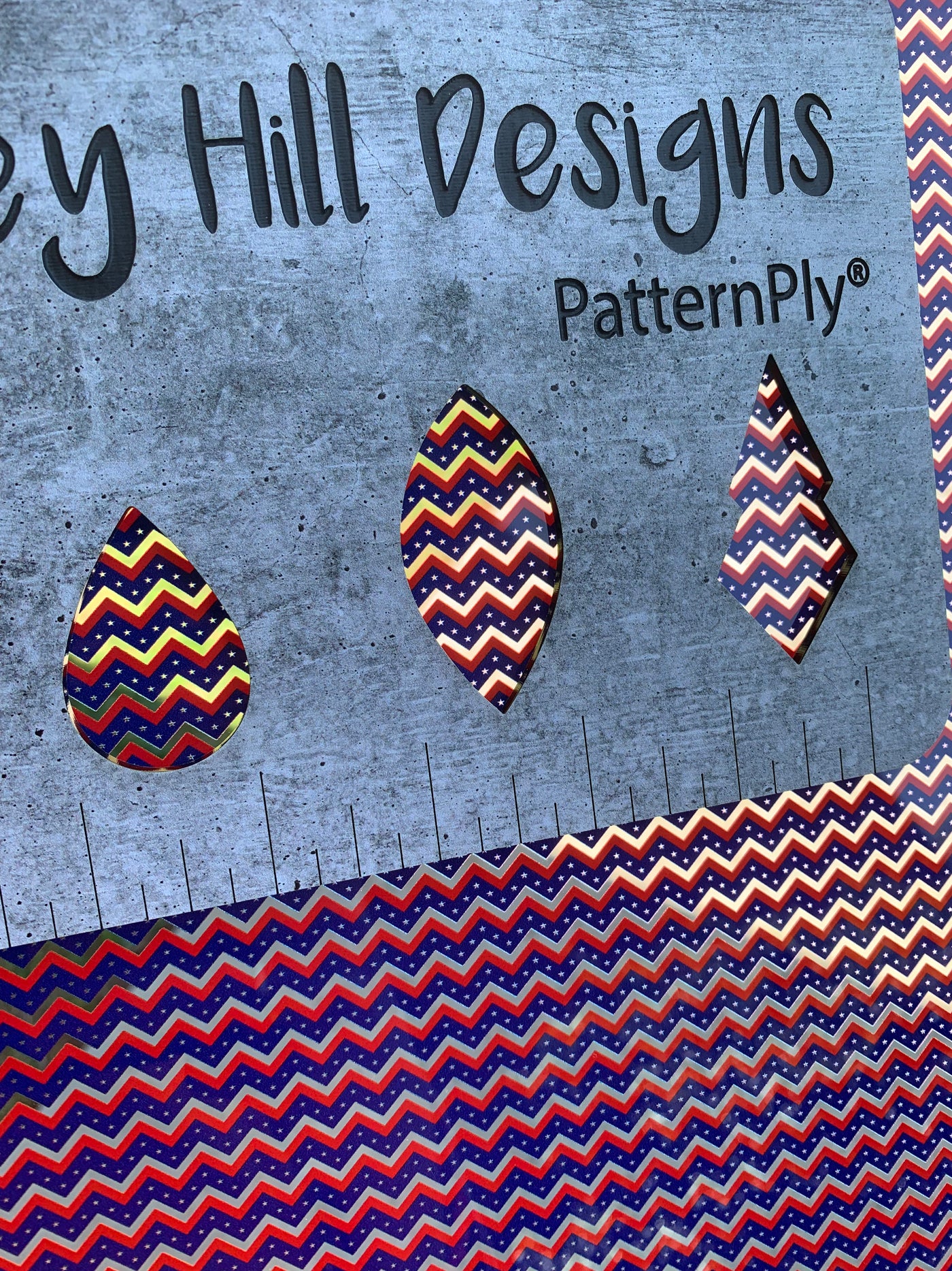PatternPly® Scattered Micro Chevron Stars and Stripes