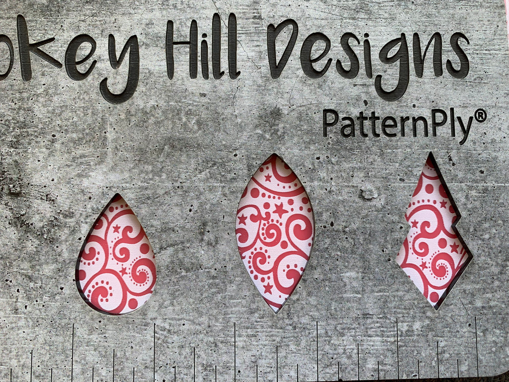 PatternPly® Scattered Christmas Scrolls WHITE product photo 6