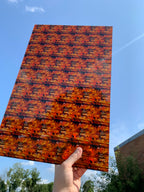 PatternPly® Transparent Burnt Fall sheet showing the pattern
