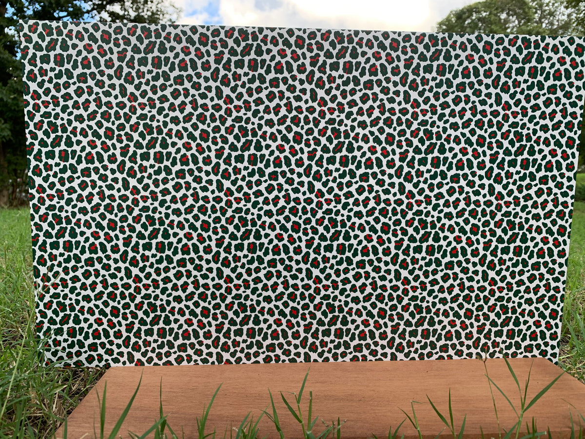 PatternPly® Full Coverage White, Black, and Red Leopard product photo 3