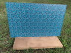 PatternPly® Full Coverage Blue Paisley Floral sheet showing the pattern