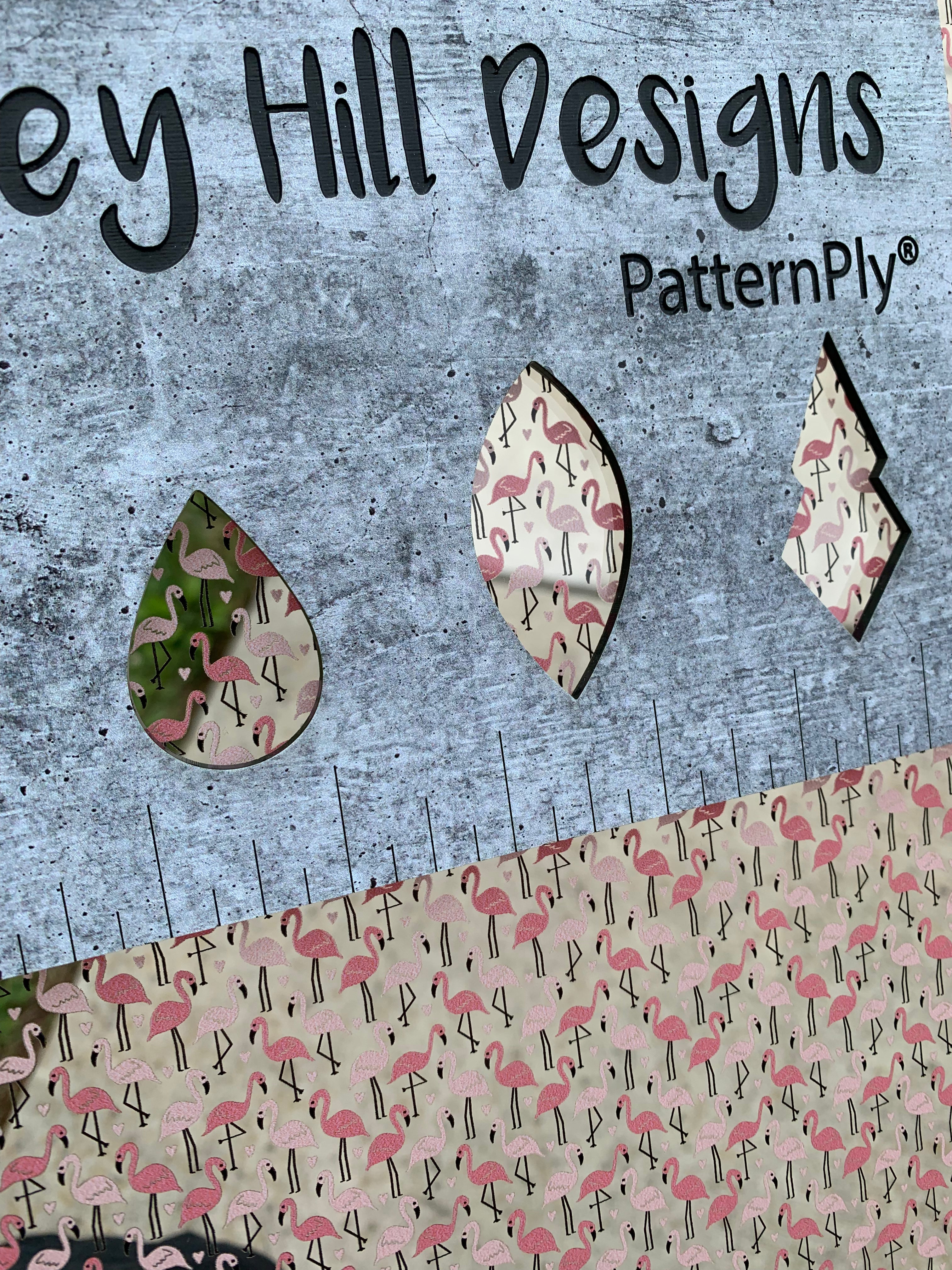 PatternPly® Scattered Flamingoes sheet showing the pattern