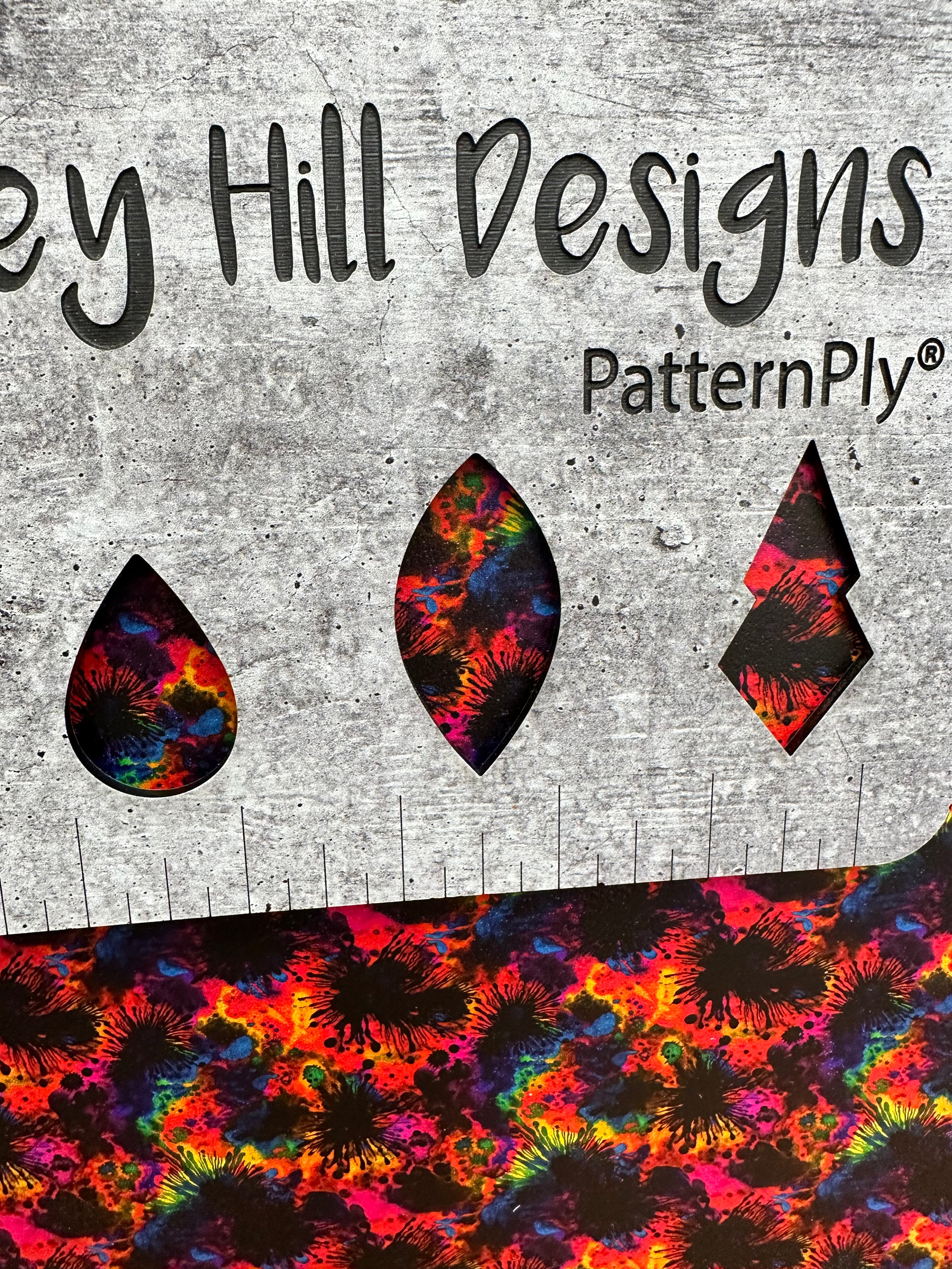 PatternPly® Full Coverage Black Splat Tie Dye product photo 3