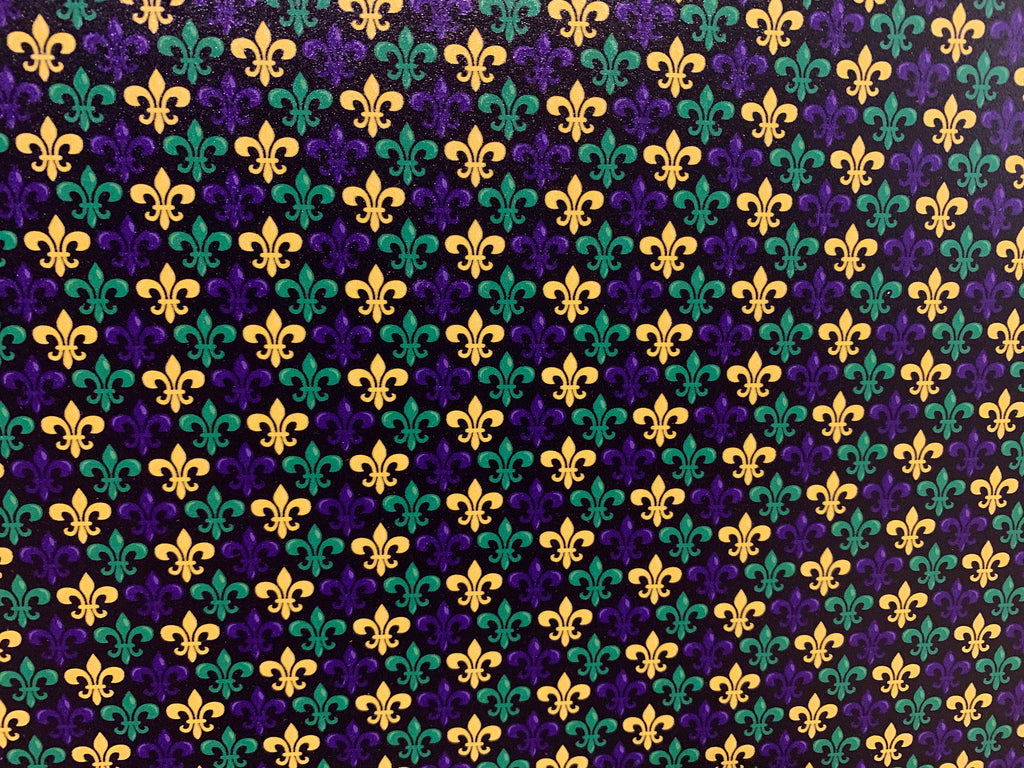 PatternPly® Full Coverage Mardi Gras Fleur de Lis product photo 3