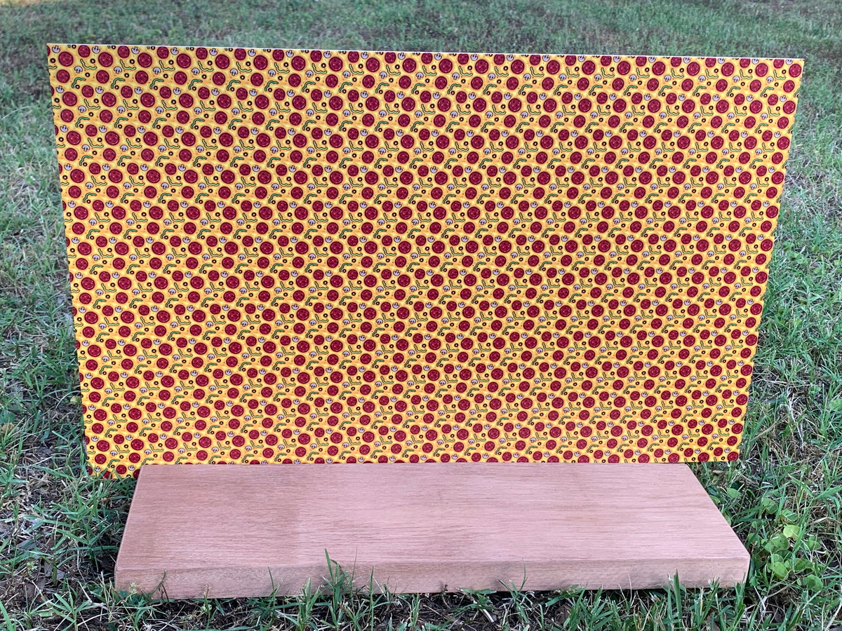 PatternPly® Full Coverage Pizza sheet showing the pattern