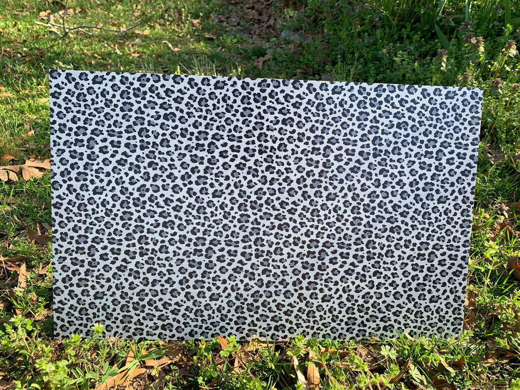PatternPly® Full Coverage Snow Leopard sheet showing the pattern