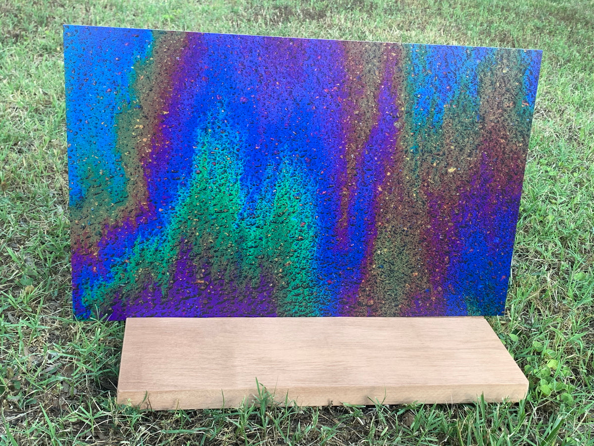PatternPly® Full Coverage Oil Shimmer sheet showing the pattern