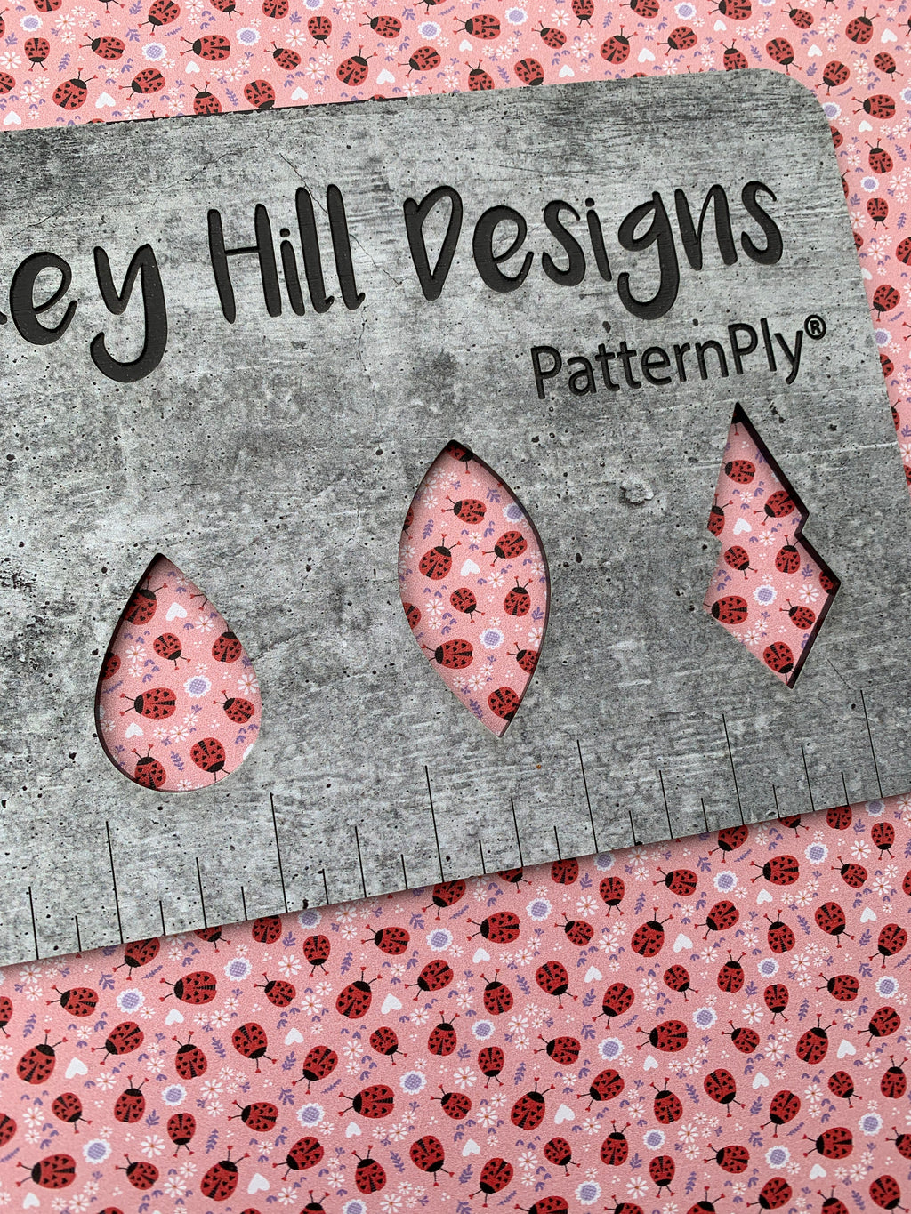 PatternPly® Full Coverage Love Bugs sheet showing the pattern