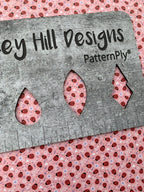 PatternPly® Full Coverage Love Bugs sheet showing the pattern
