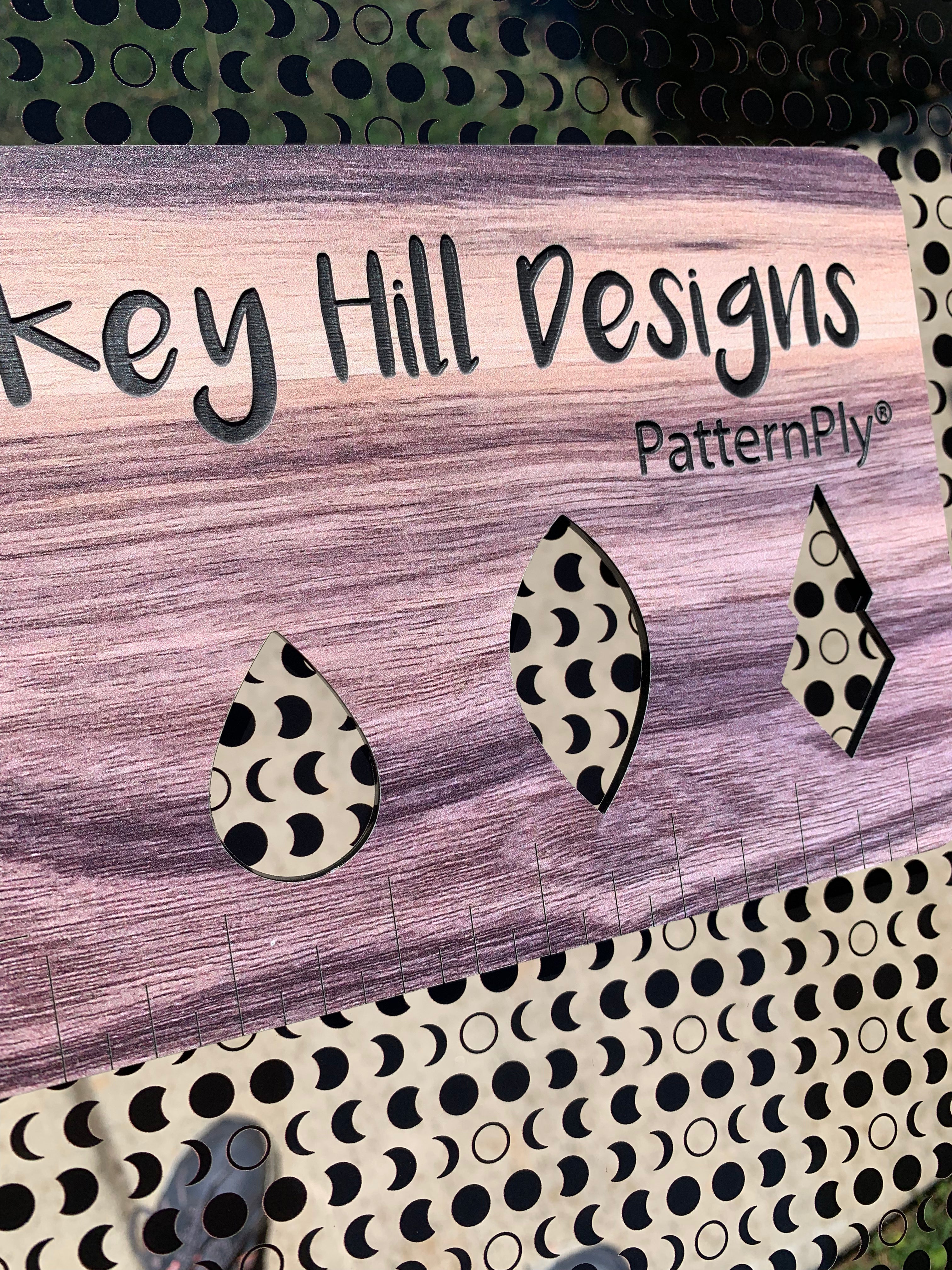 PatternPly® Scattered Black Moon Phases sheet showing the pattern