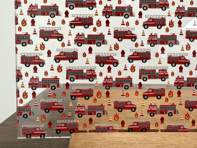 PatternPly® Scattered Fire Trucks