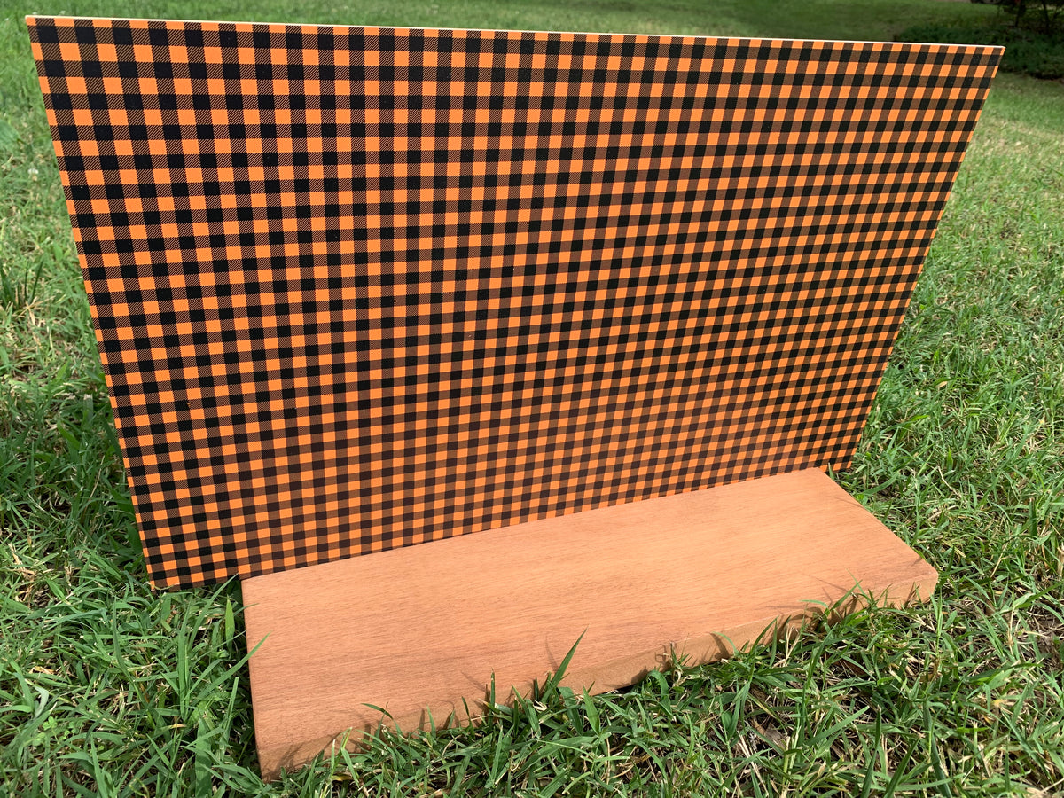 PatternPly® Full Coverage Halloween Buffalo Plaid product photo 3