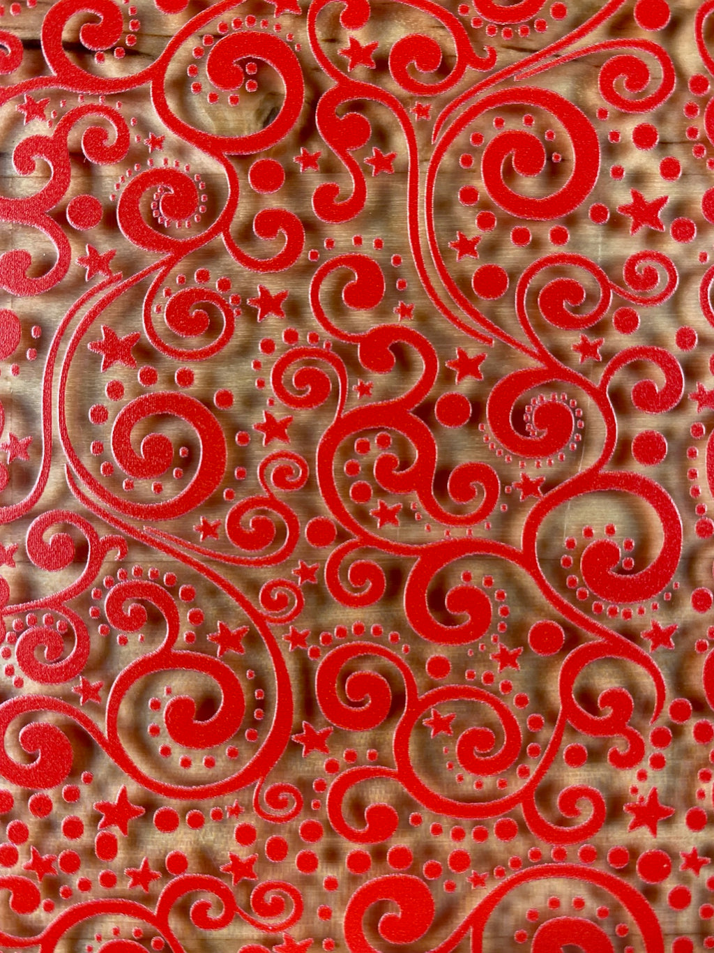 PatternPly® Scattered Red Christmas Scrolls product photo 4
