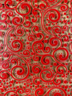 PatternPly® Scattered Red Christmas Scrolls product photo 4