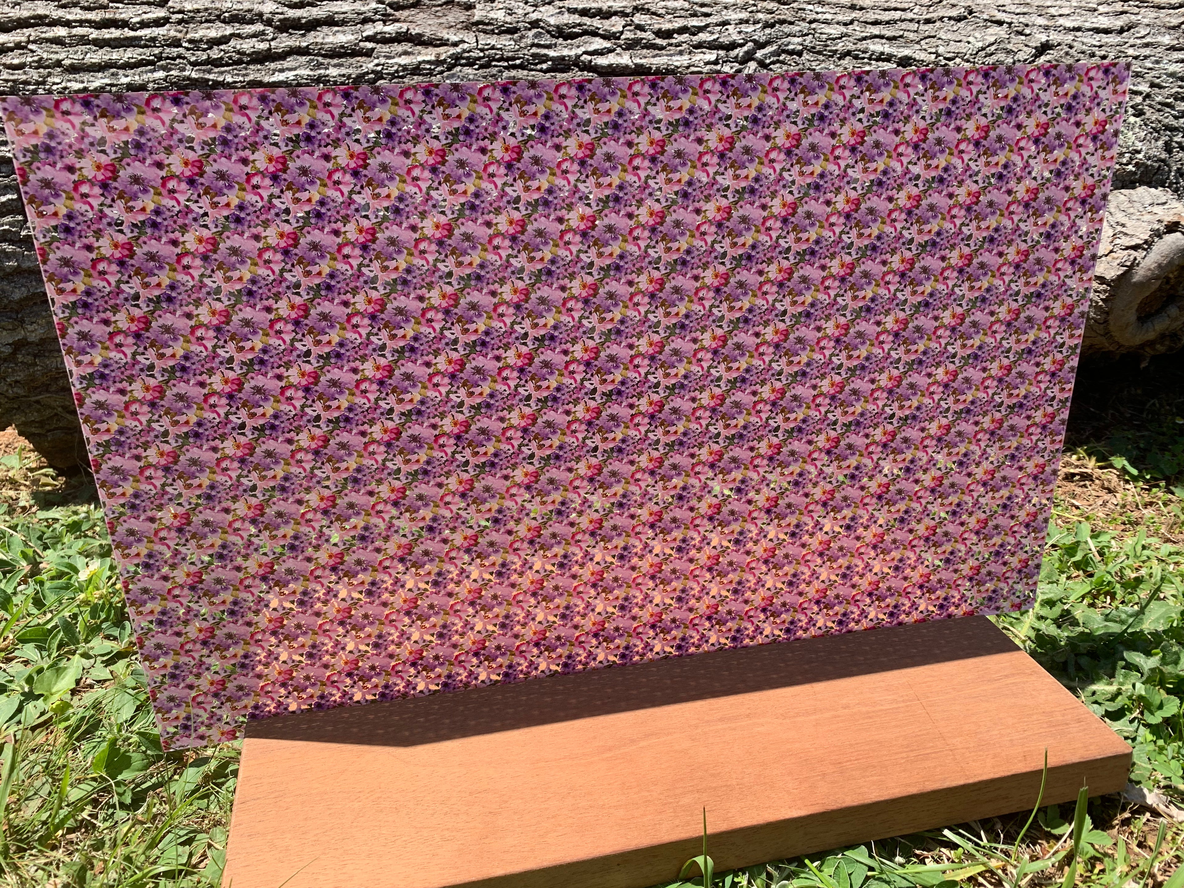 PatternPly® Scattered Mini Purple and Pink Watercolor Floral product photo 3