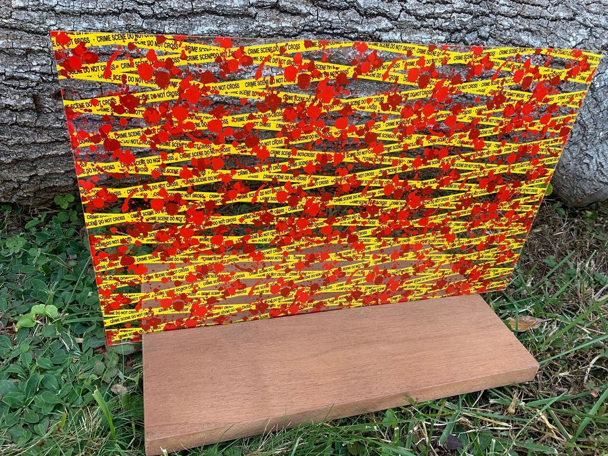 PatternPly® Scattered Blood Splatter + Crime Scene Tape product photo 2