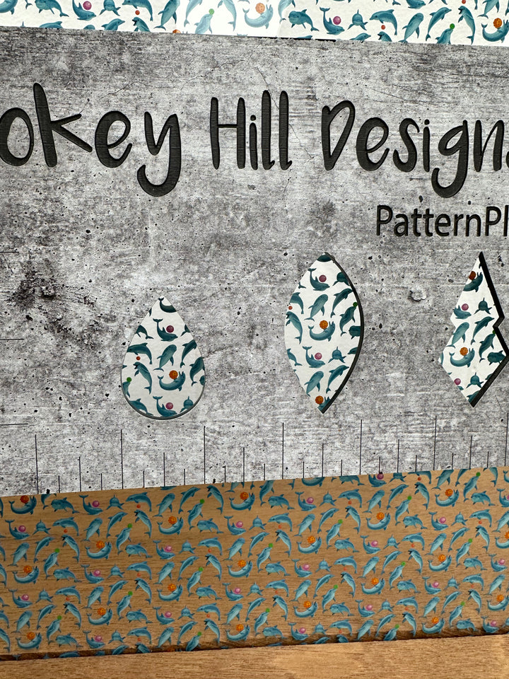 PatternPly® Scattered Playful Dolphins