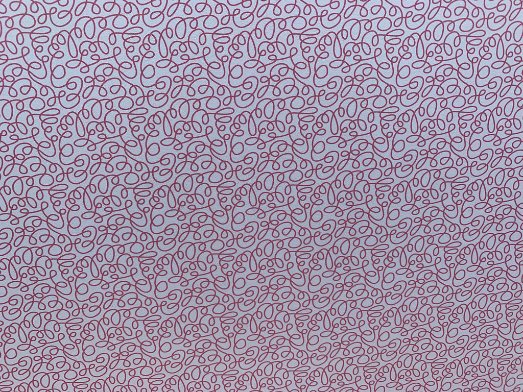 PatternPly® Full Coverage White Valentine’s Snack Cake sheet showing the pattern