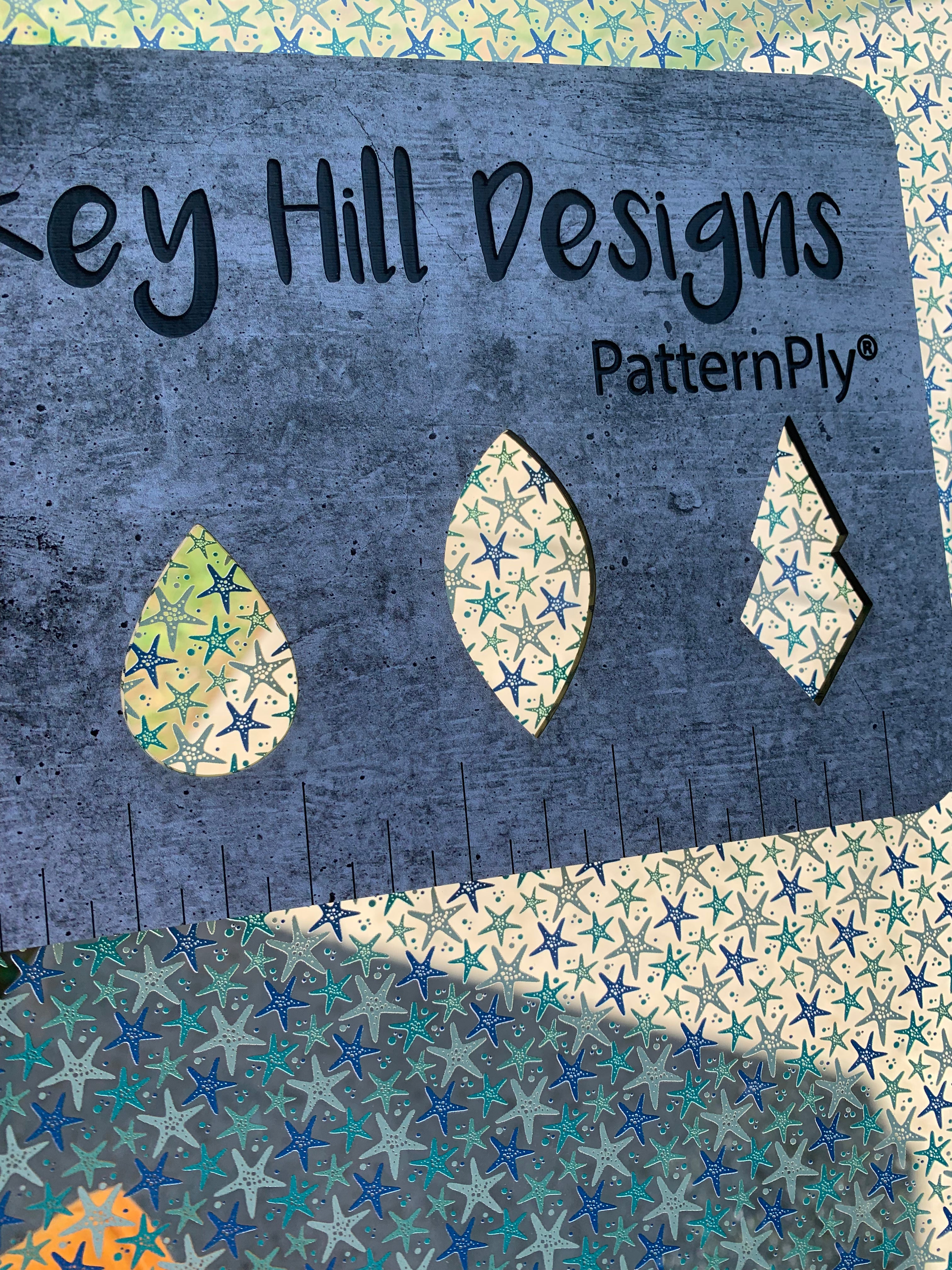 PatternPly® Scattered Starfish sheet showing the pattern