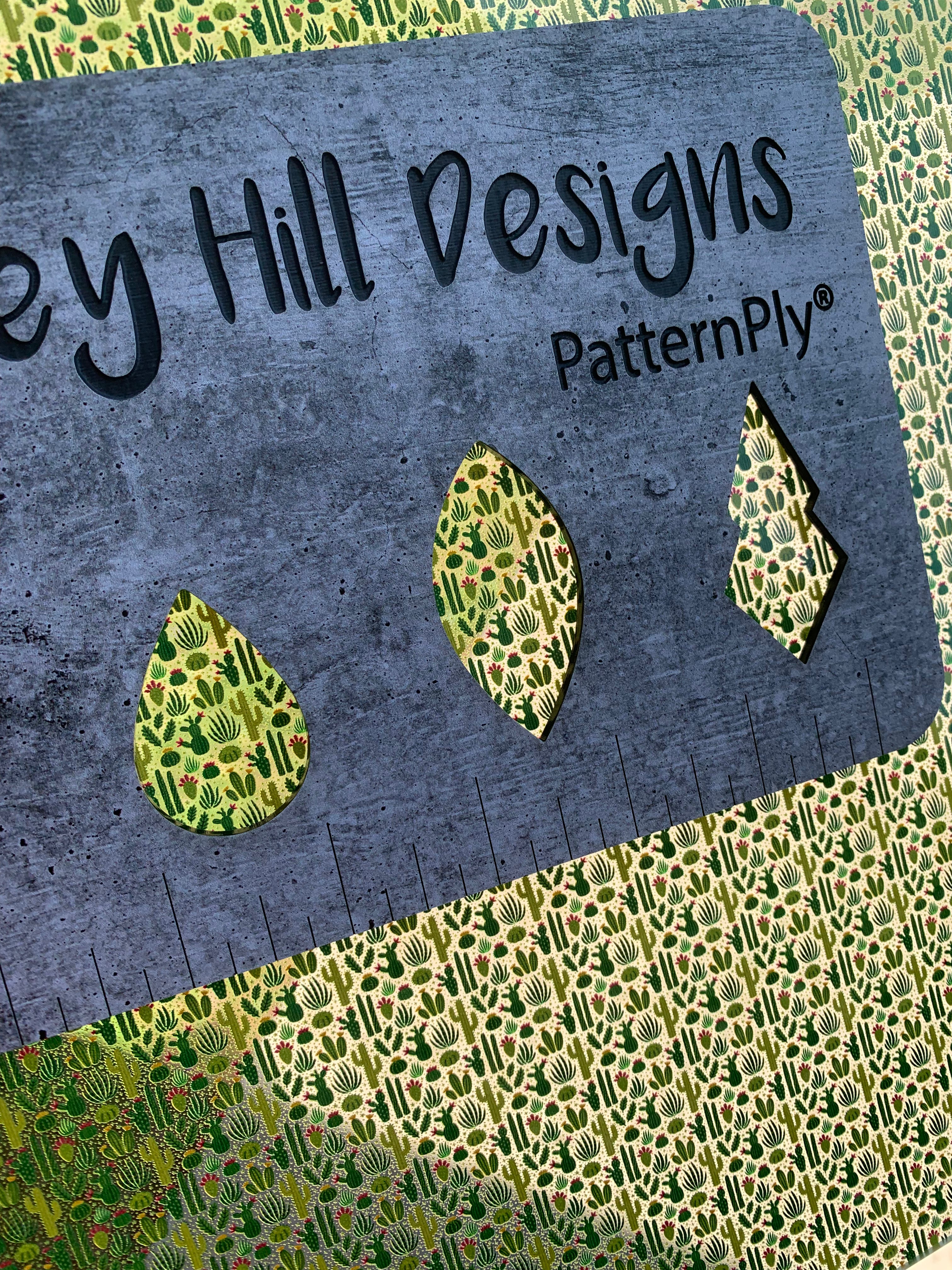 PatternPly® Scattered Micro Cacti sheet showing the pattern