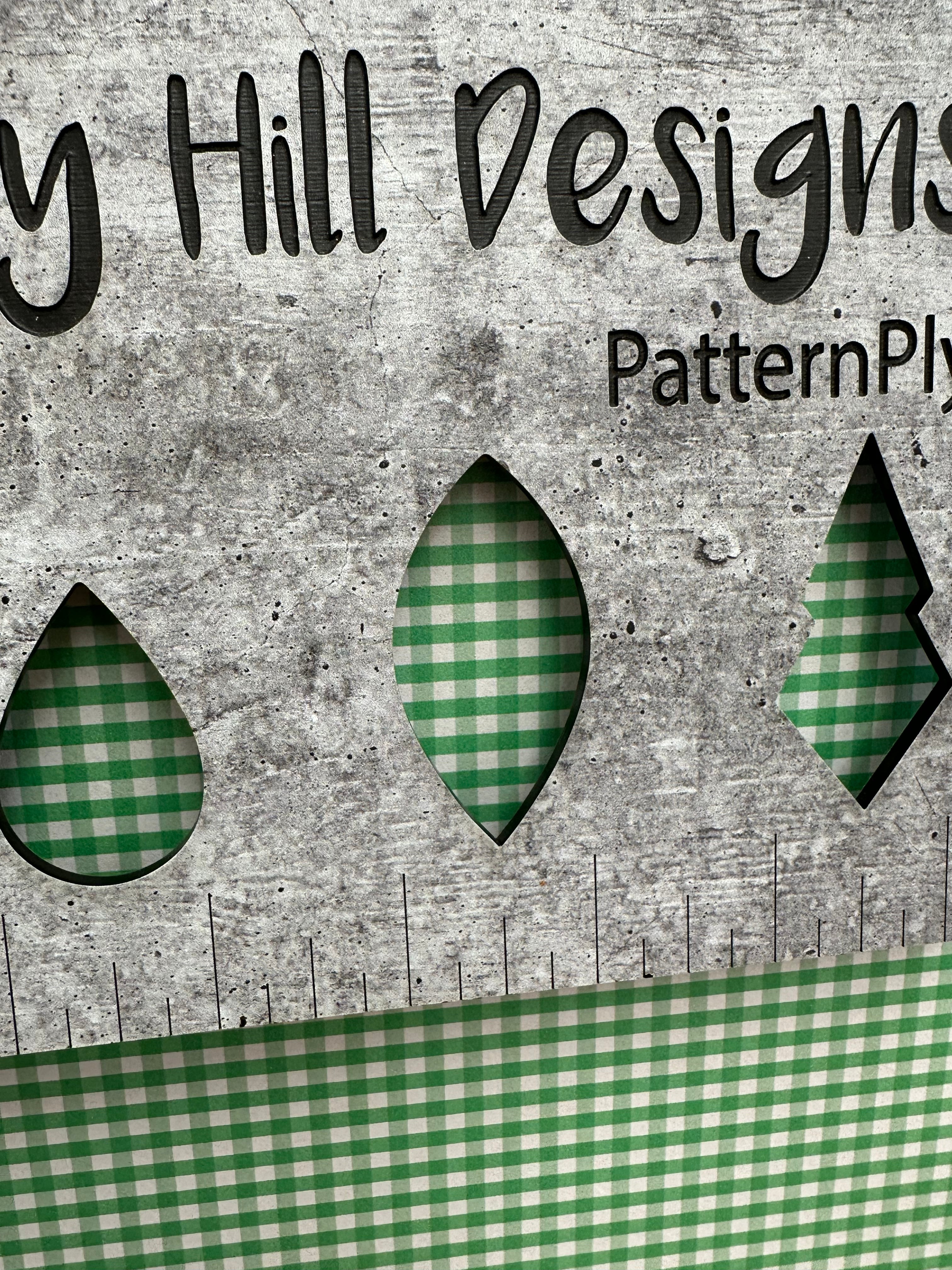 PatternPly® Full Coverage Micro Green Gingham sheet showing the pattern