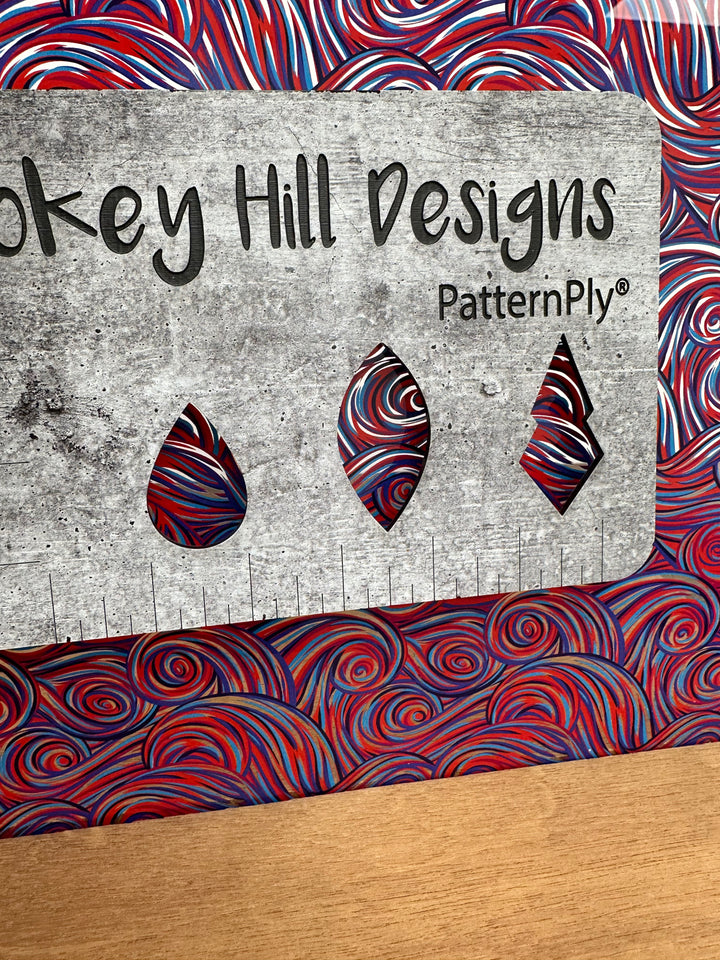 PatternPly® Scattered Patriotic Swirls