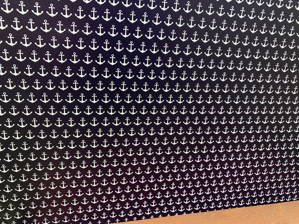 PatternPly® Full Coverage Navy and White Anchors product photo 4