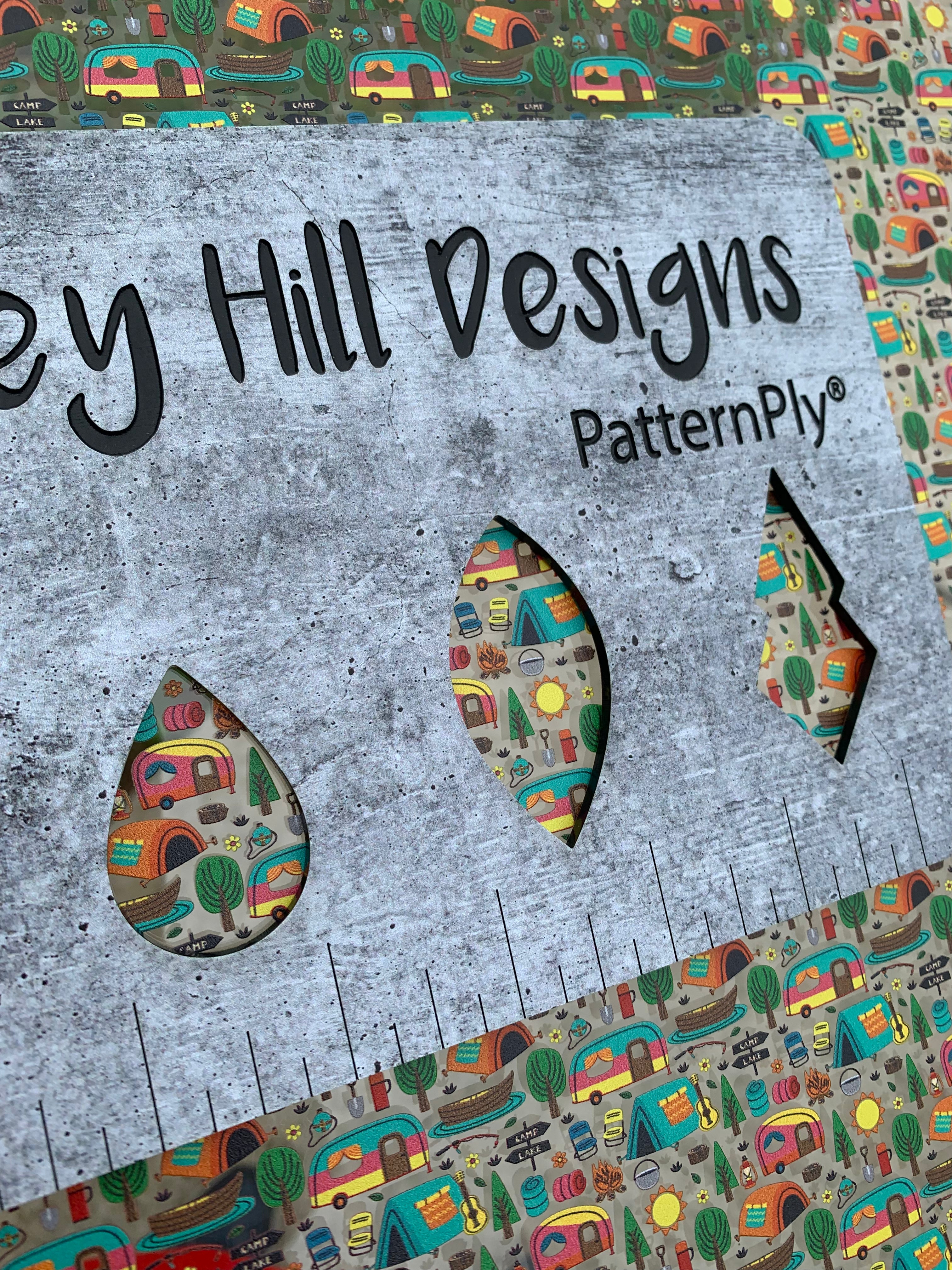 PatternPly® Scattered Campsite sheet showing the pattern